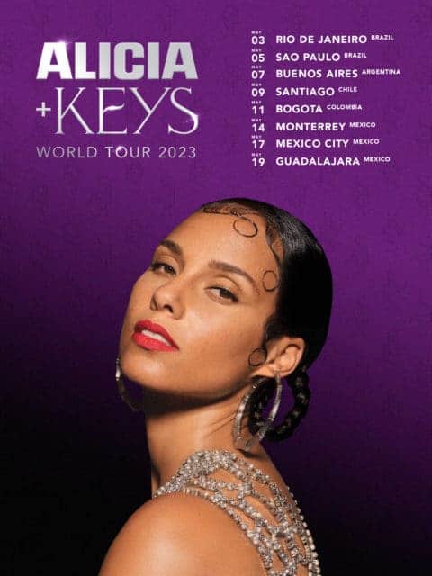 ALICIA KEYS EXPANDS ALICIA + KEYS WORLD TOUR INTO LATIN AMERICA - ROC ...