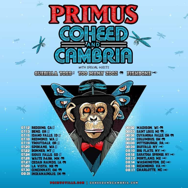 Coheed And Cambria & Primus Unite For Summer Co-Headline Tour - ROC NATION